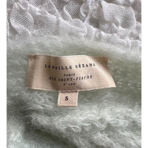 Rare Sezane mint light green Italy jumper sweater SZS - Picture 4 of 6
